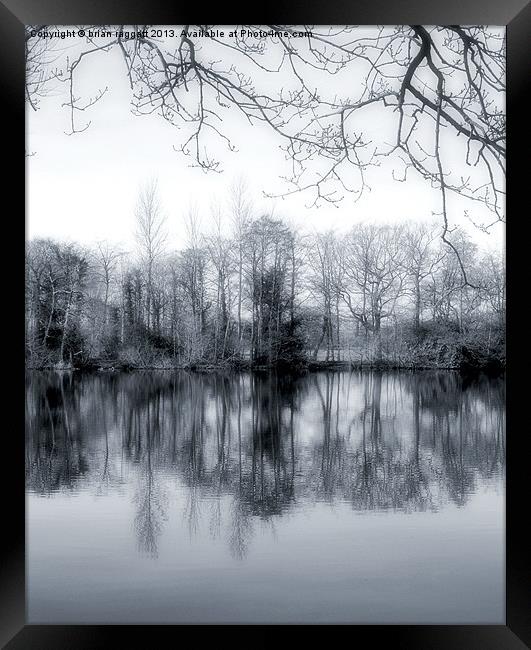 Lake Reflections Framed Print by Brian  Raggatt