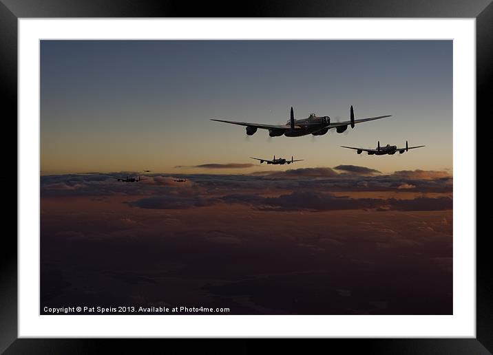 Lancaster - Mainstream Framed Mounted Print by Pat Speirs