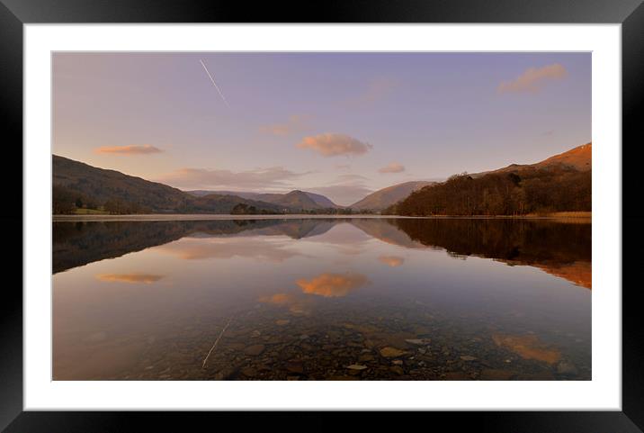 The Lake District: Grasmere Symmertry Framed Mounted Print by Rob Parsons