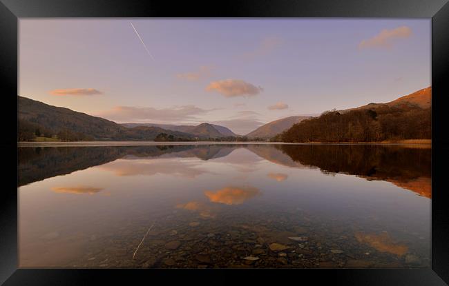 The Lake District: Grasmere Symmertry Framed Print by Rob Parsons