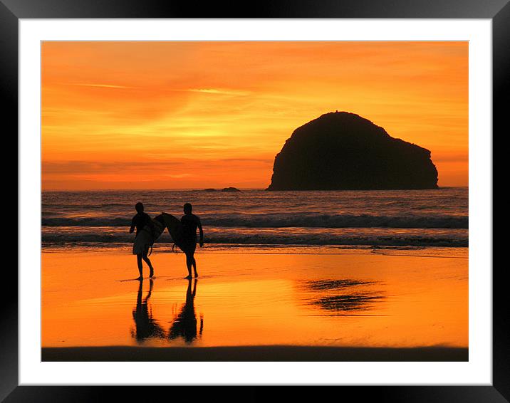 Cornwall: The Gold Coast Framed Mounted Print by Rob Parsons