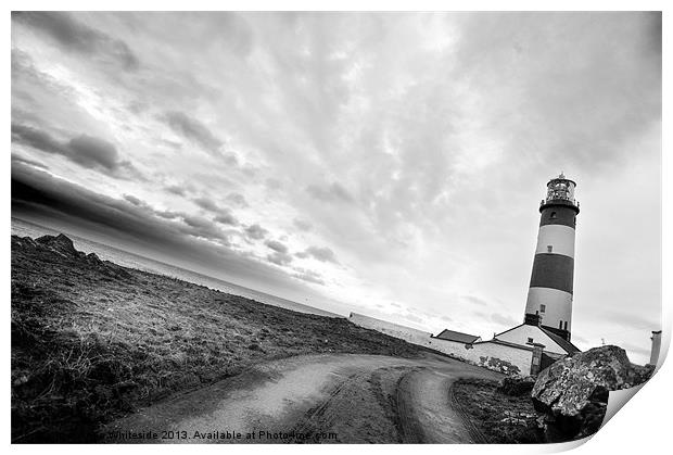 St Johns Point Lighthouse Print by Anne Whiteside