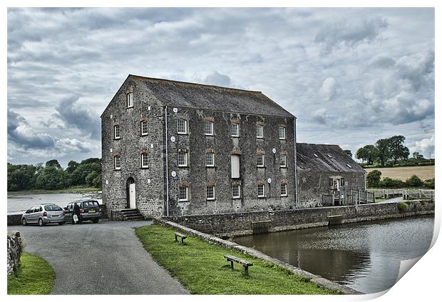Carew Tidal Mill Pembrokeshire 2 Print by Steve Purnell