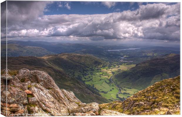 On Top of the World Canvas Print by Stuart Gennery