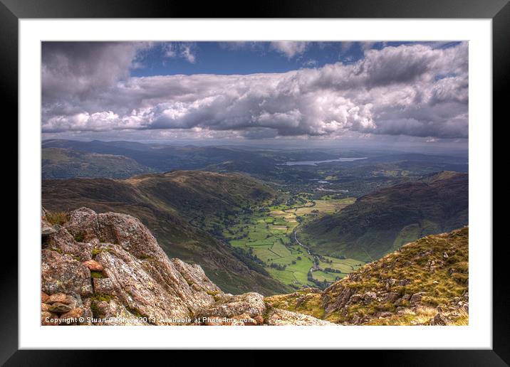 On Top of the World Framed Mounted Print by Stuart Gennery