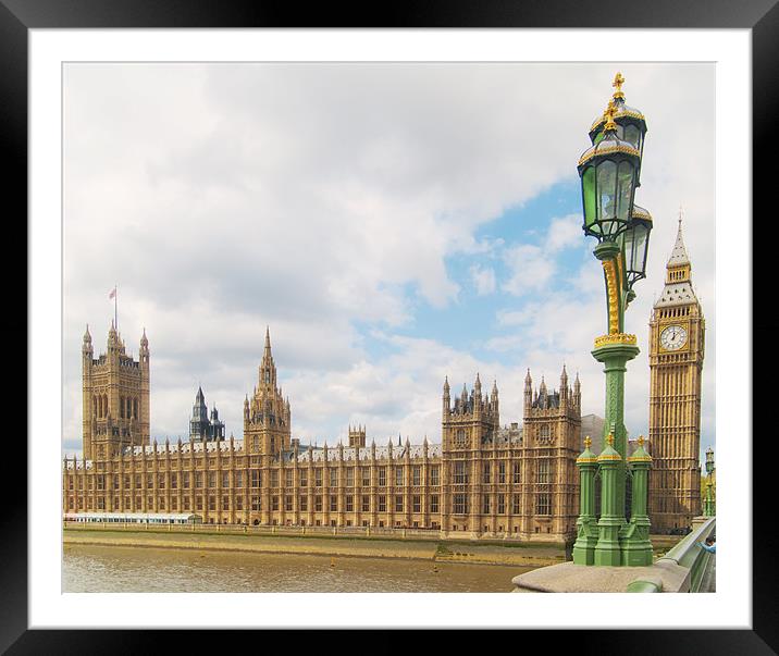 View Westminster Bridge Framed Mounted Print by Clive Eariss