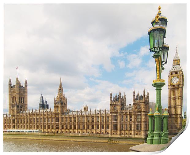 View Westminster Bridge Print by Clive Eariss