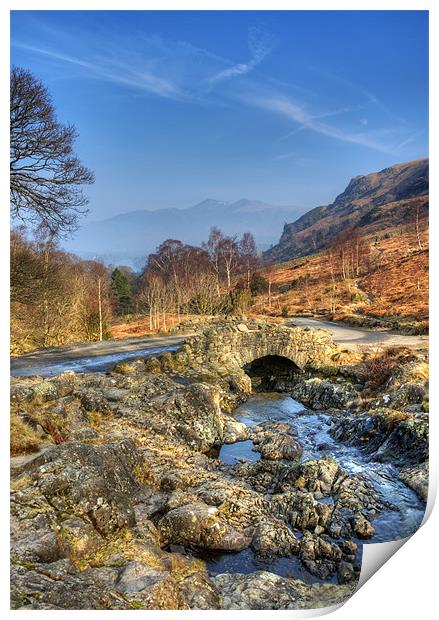 Ashness Bridge Print by Tracey Whitefoot