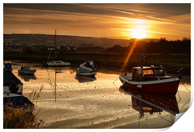 Velator Quay Print by Dave Wilkinson North Devon Ph