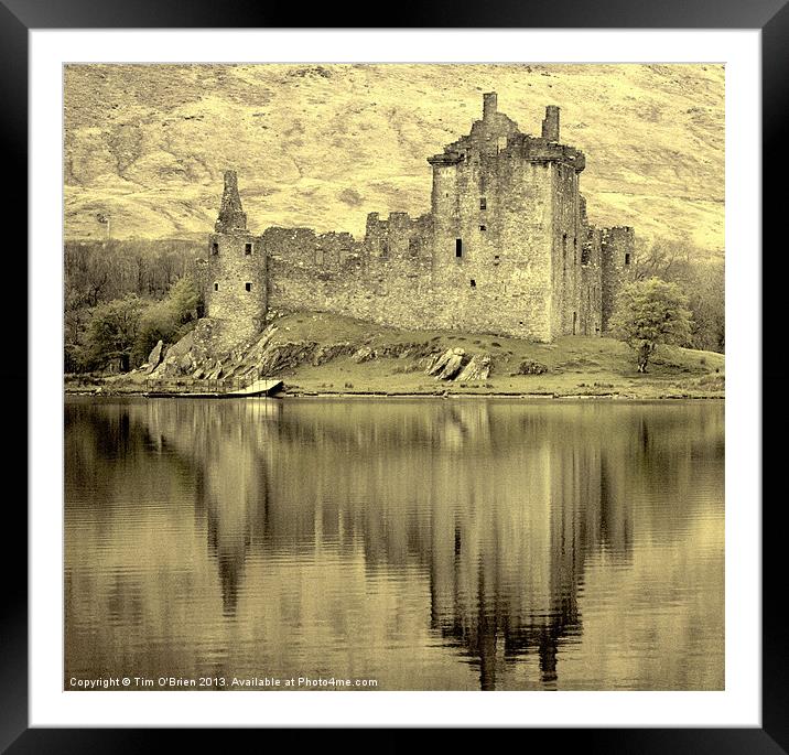 Kilchurn Castle Loch Awe Scotland Framed Mounted Print by Tim O'Brien