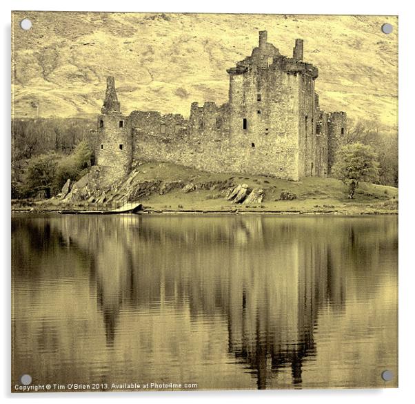 Kilchurn Castle Loch Awe Scotland Acrylic by Tim O'Brien