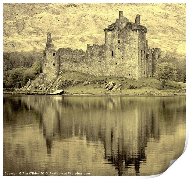 Kilchurn Castle Loch Awe Scotland Print by Tim O'Brien