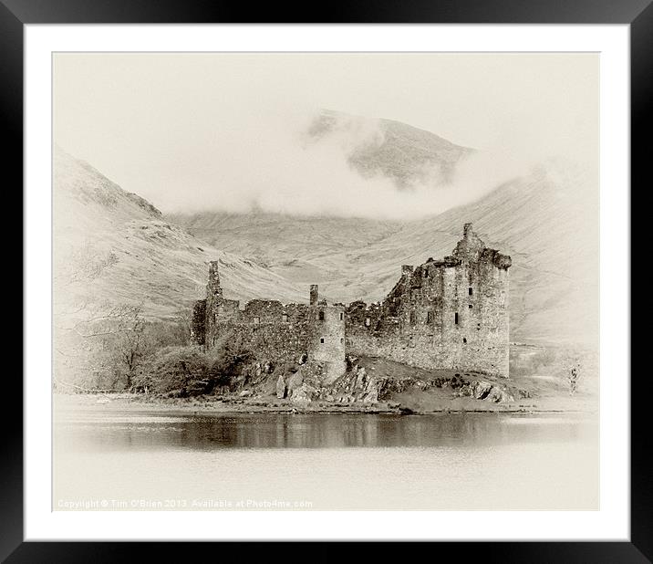 Kilchurn Castle Scotland Framed Mounted Print by Tim O'Brien