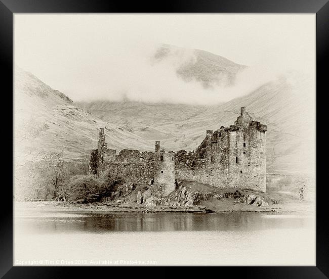 Kilchurn Castle Scotland Framed Print by Tim O'Brien