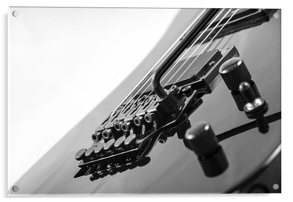 Electric Guitar Acrylic by William AttardMcCarthy
