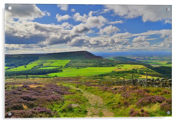 Yorkshire: Cringle Moor Acrylic by Rob Parsons