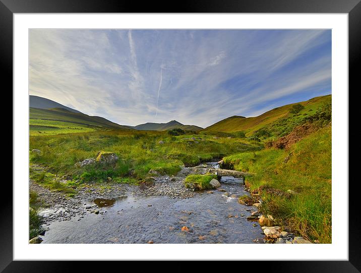 The Lake District: Barkbeth Gill Framed Mounted Print by Rob Parsons