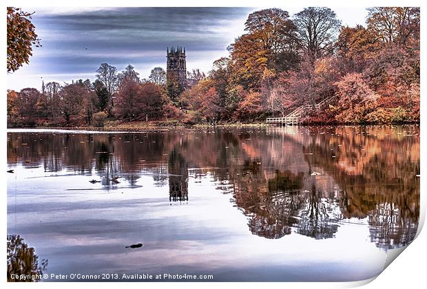 Lymm Dam, Cheshire. Print by Canvas Landscape Peter O'Connor