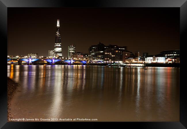 City of London Skyline Framed Print by James Mc Quarrie