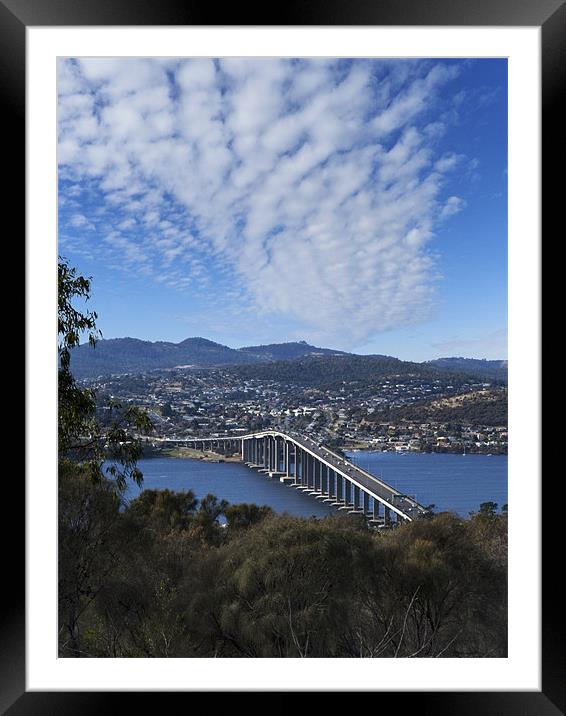 Tasman Bridge, Hobart #2 Framed Mounted Print by