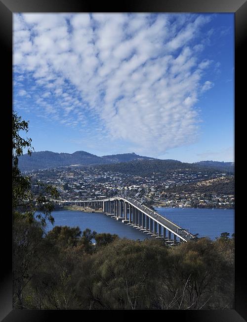 Tasman Bridge, Hobart #2 Framed Print by