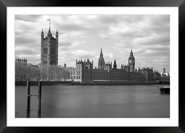 Houses of Parliament Framed Mounted Print by Matthew Train