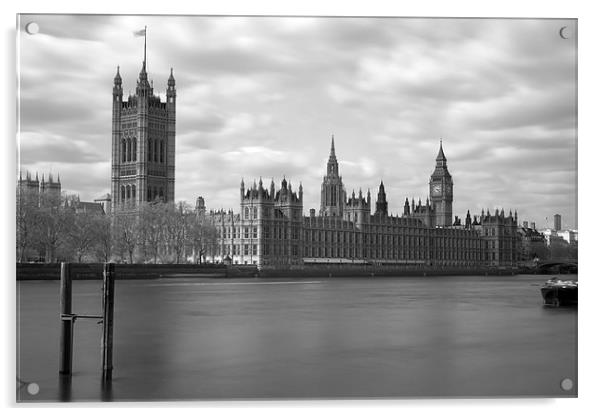 Houses of Parliament Acrylic by Matthew Train