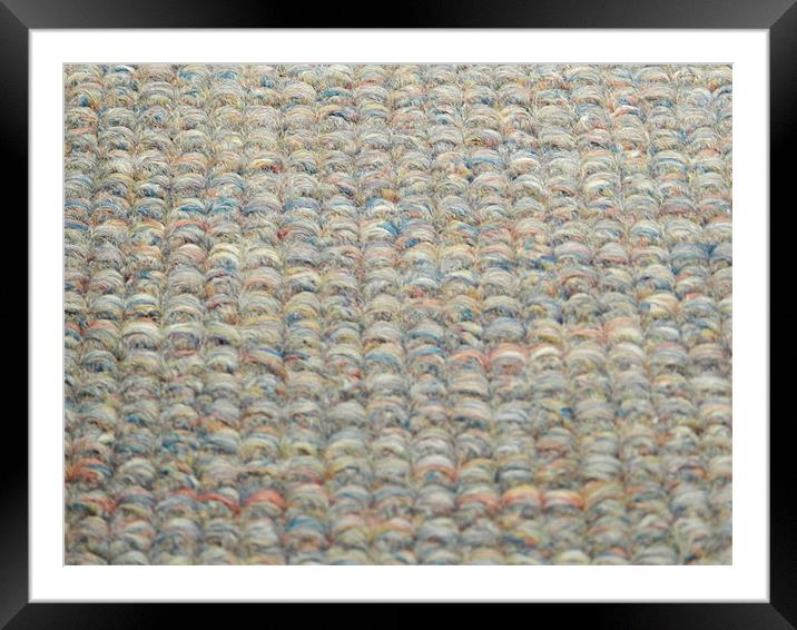Carpet Framed Mounted Print by Marcy Morris