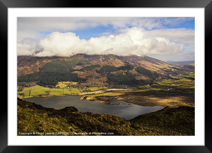 Skiddaw, Cumbria Framed Mounted Print by David Lewins (LRPS)