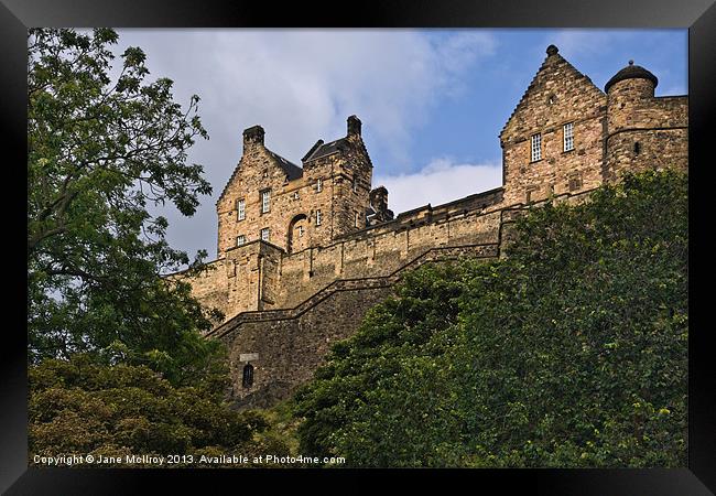 Edinburgh Castle, Scotland Framed Print by Jane McIlroy
