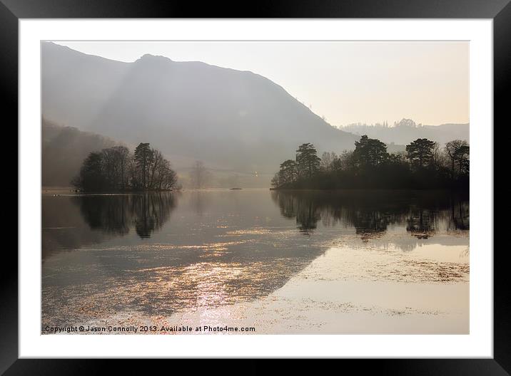 Rustic Rydalwater Framed Mounted Print by Jason Connolly