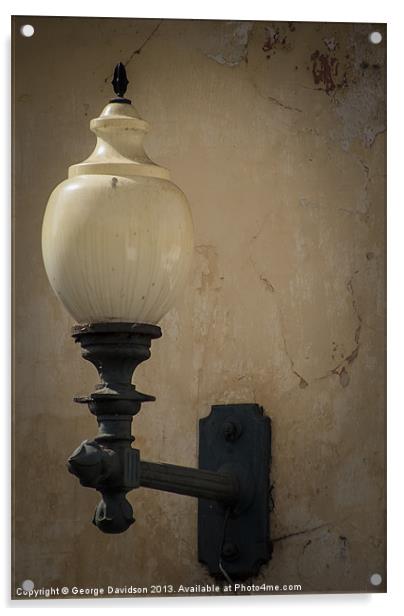 Lamp Acrylic by George Davidson
