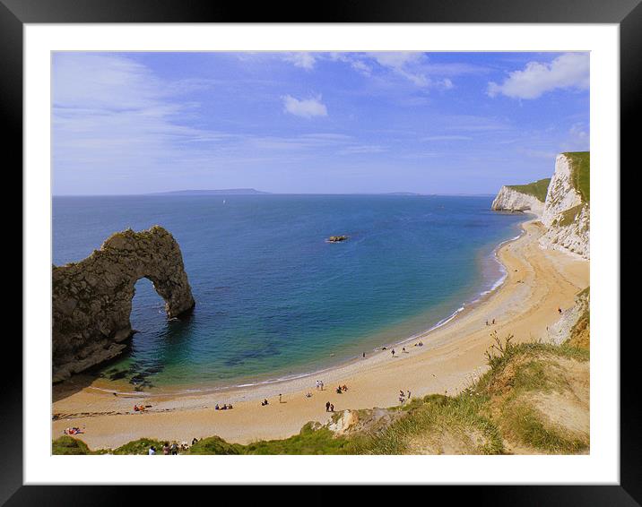 Dorset: Durdle Door Framed Mounted Print by Rob Parsons