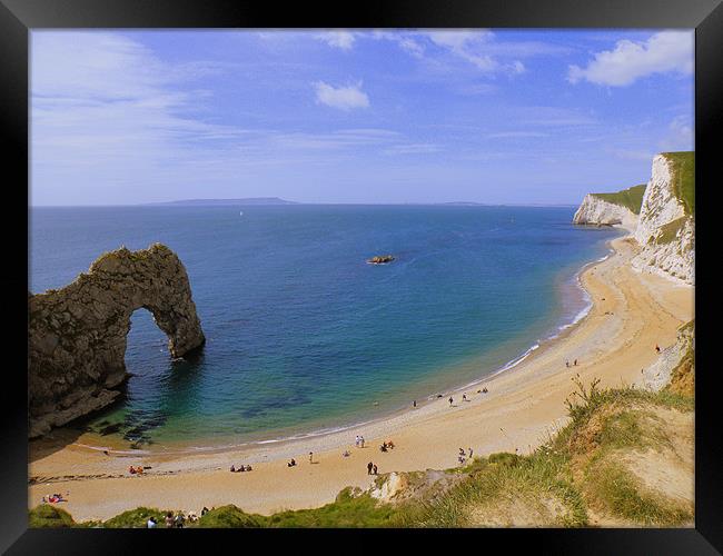 Dorset: Durdle Door Framed Print by Rob Parsons