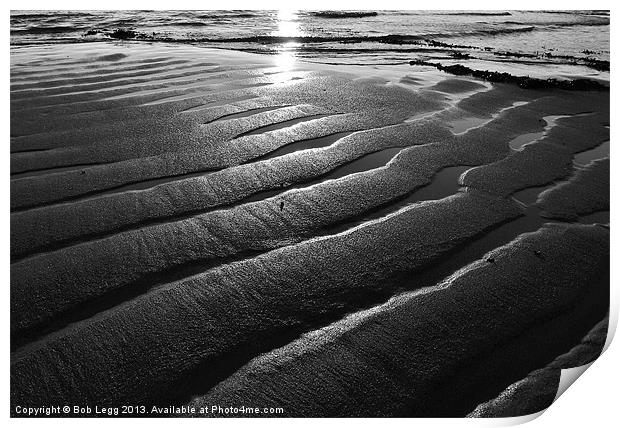 Tide Lines Print by Bob Legg