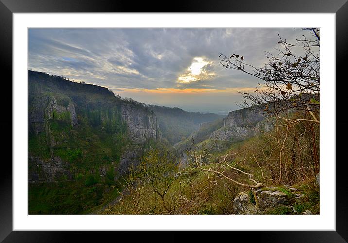 Somerset: Cheddar Gorge Framed Mounted Print by Rob Parsons