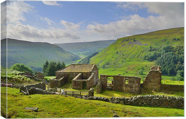 Yorkshire: Crackpot Hall Canvas Print by Rob Parsons