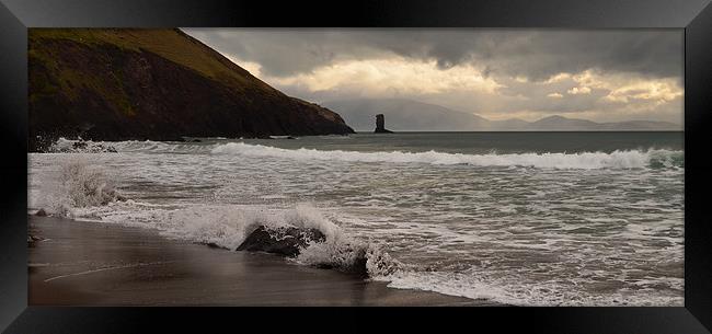 Kinard beach Framed Print by barbara walsh