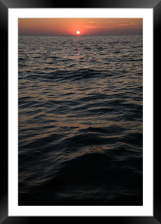 Sunset at Izola Framed Mounted Print by Ian Middleton