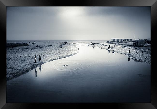 Charmouth Framed Print by Dorit Fuhg