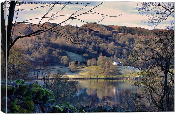 Grasmere Morning Frost Canvas Print by Trevor Camp