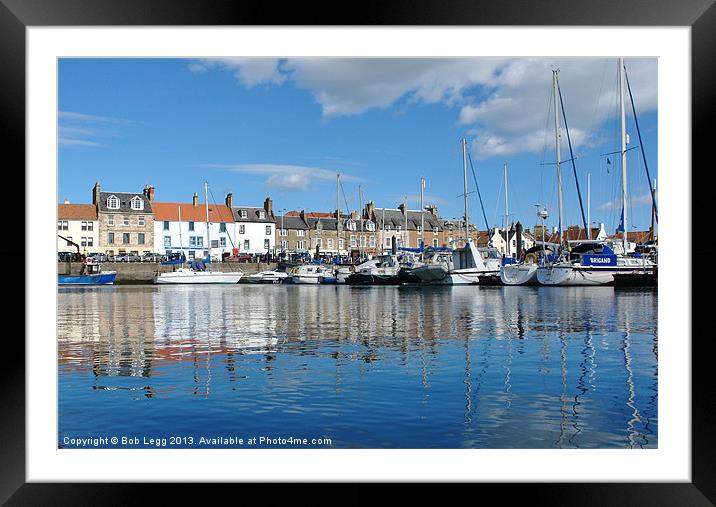Anstruther Blues Framed Mounted Print by Bob Legg