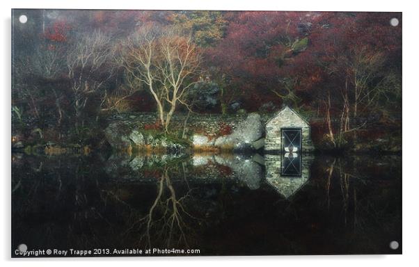 Dinas boathouse Acrylic by Rory Trappe