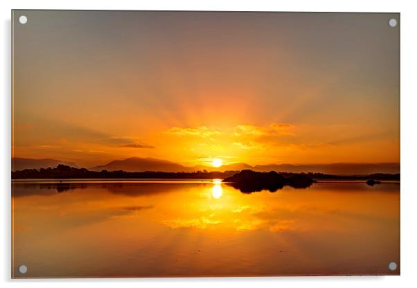 Sunrise over the inland Sea Acrylic by Gail Johnson