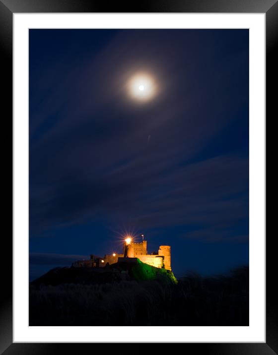 Bamburgh Castle Northumberland Framed Mounted Print by Brian Dingle