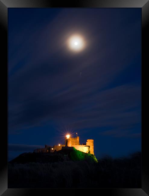 Bamburgh Castle Northumberland Framed Print by Brian Dingle