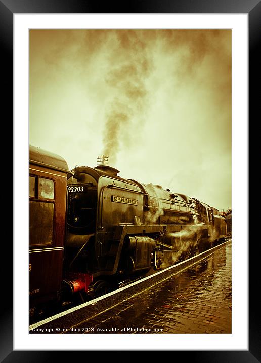 Sheringham Steam Gala Framed Mounted Print by Lee Daly