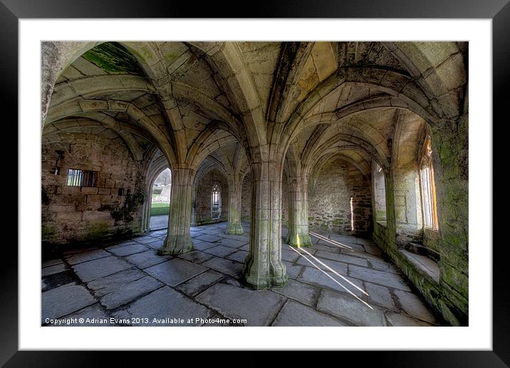 Chapter House Framed Mounted Print by Adrian Evans