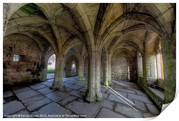Chapter House Print by Adrian Evans