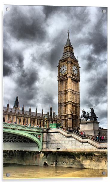 BIG BEN LONDON Acrylic by HELEN PARKER